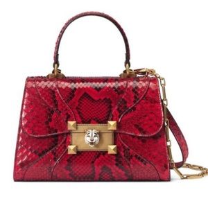 Gucci Osiride Red Snakeskin Purse